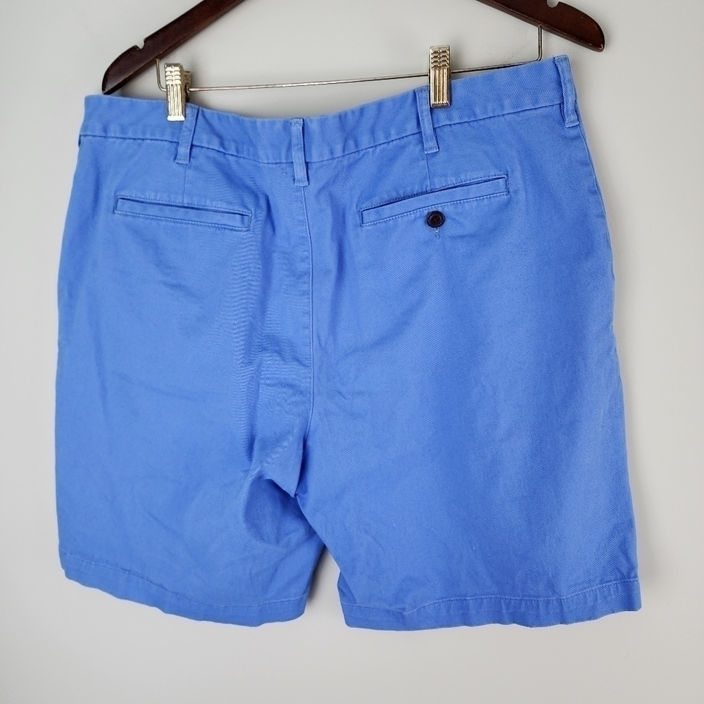 Land's End Men’s Traditional Fit Flat Front Shorts Size 38 - Picture 4 of 7